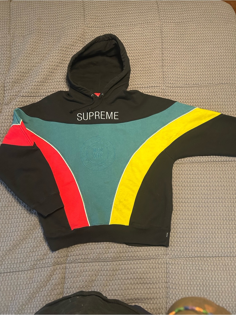 Supreme Black Milan Hooded Sweatshirt SS/2020 size Medium